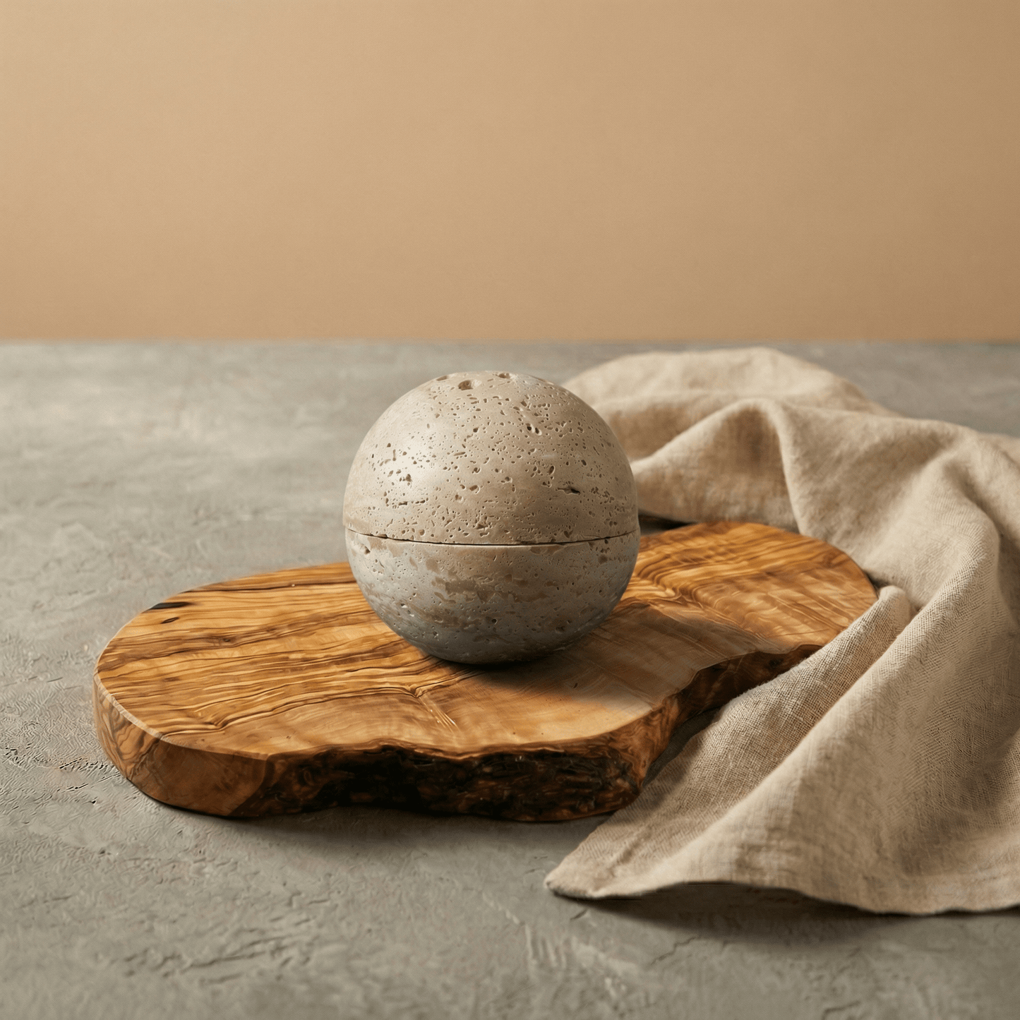 Räucherkugel⎜Travertin - Seelenir